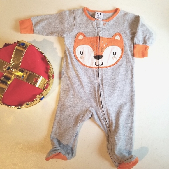 Gerber Other - 👑 Gerber 0-3m Sleeper Footed Smiling Fox